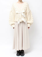 merry jenny｜Ribbon ribbon cardigan