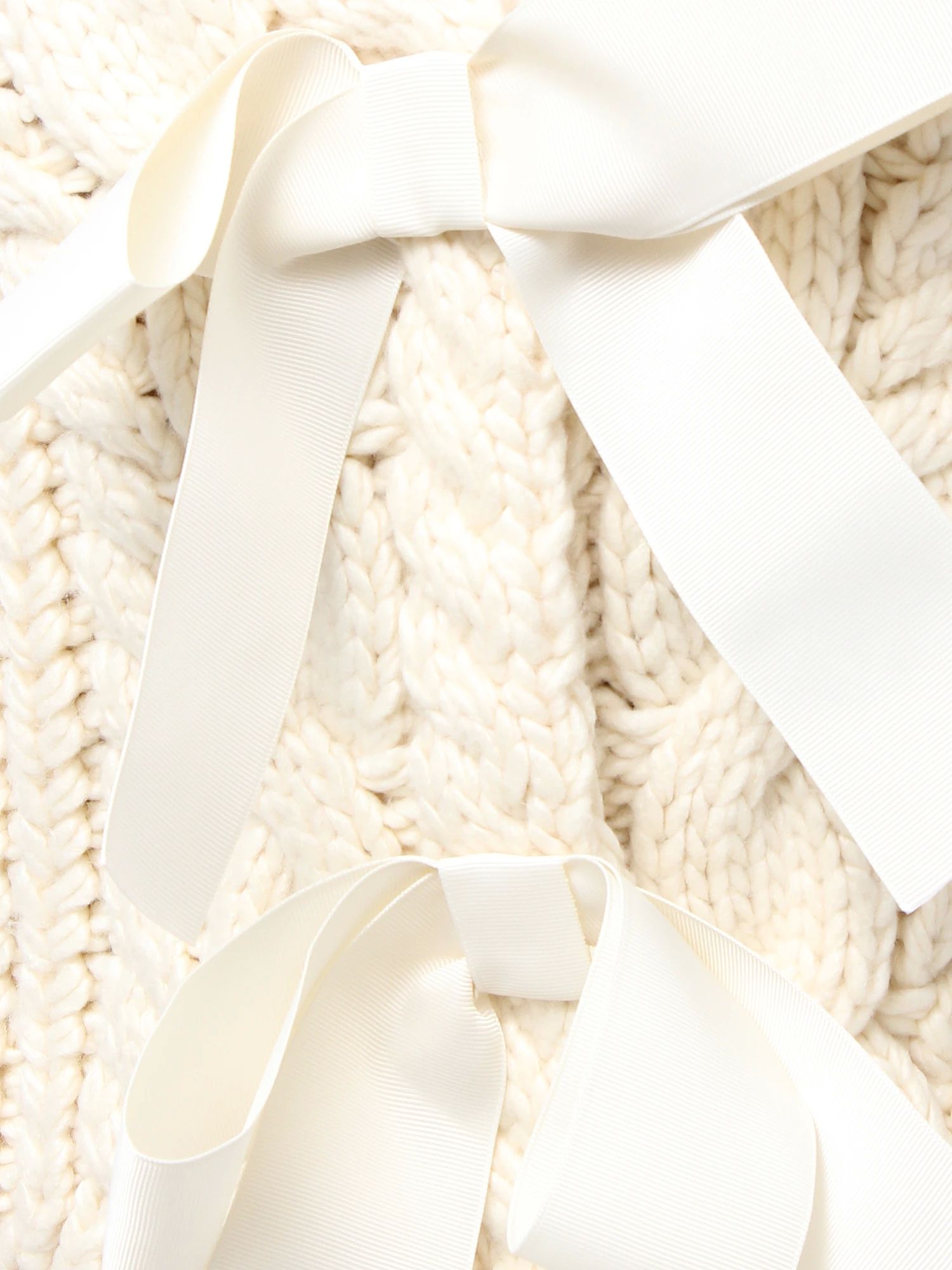 merry jenny｜Ribbon ribbon cardigan