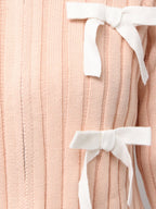 merry jenny｜Ribbon Washed Zip Knit