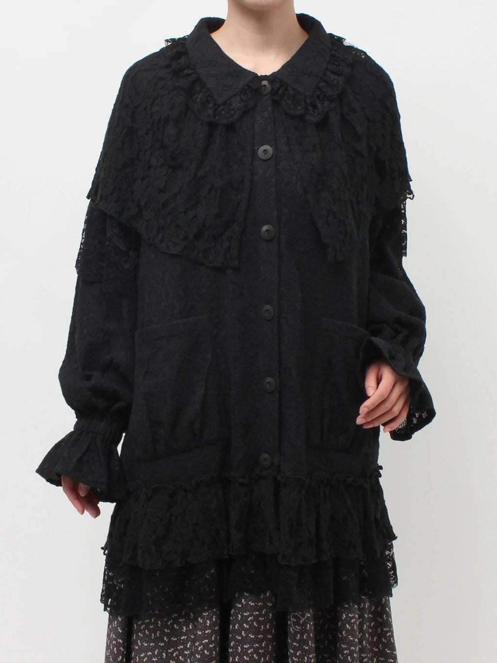 merry jenny｜lace cape jacket