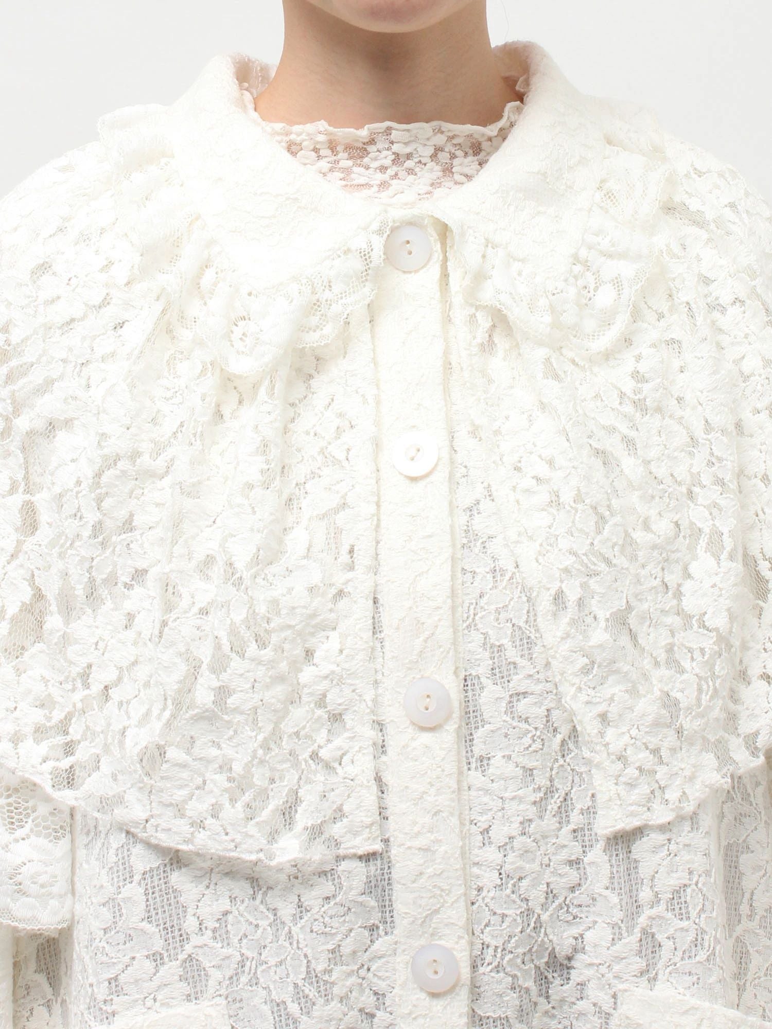 merry jenny｜lace cape jacket