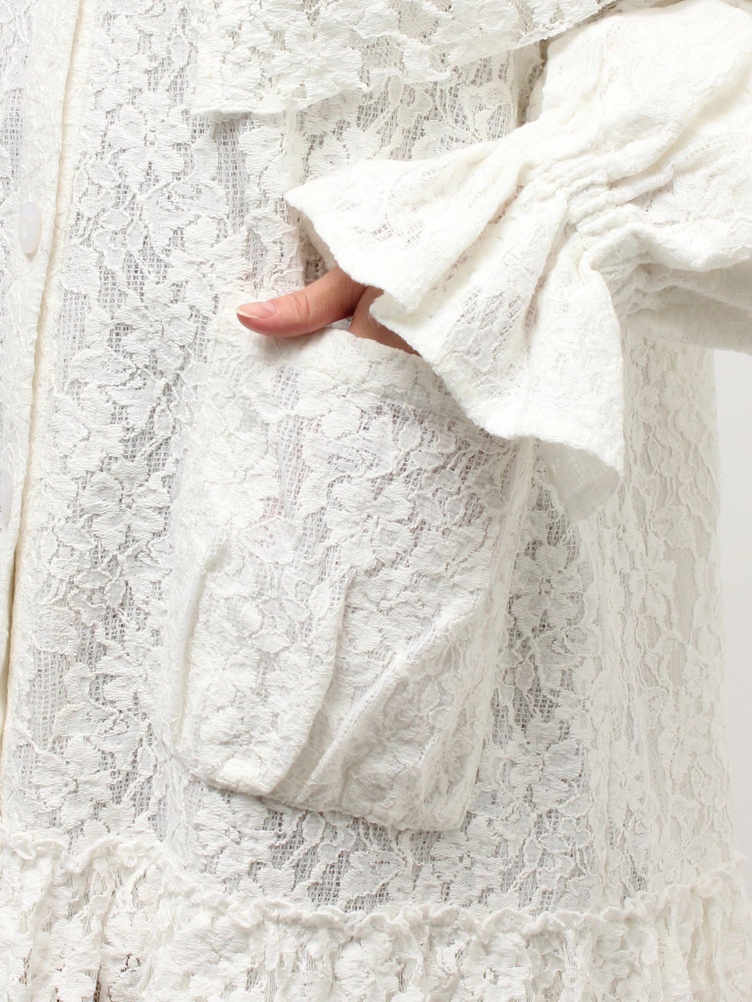 merry jenny｜lace cape jacket