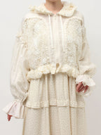 merry jenny｜Lace Hood Blouson