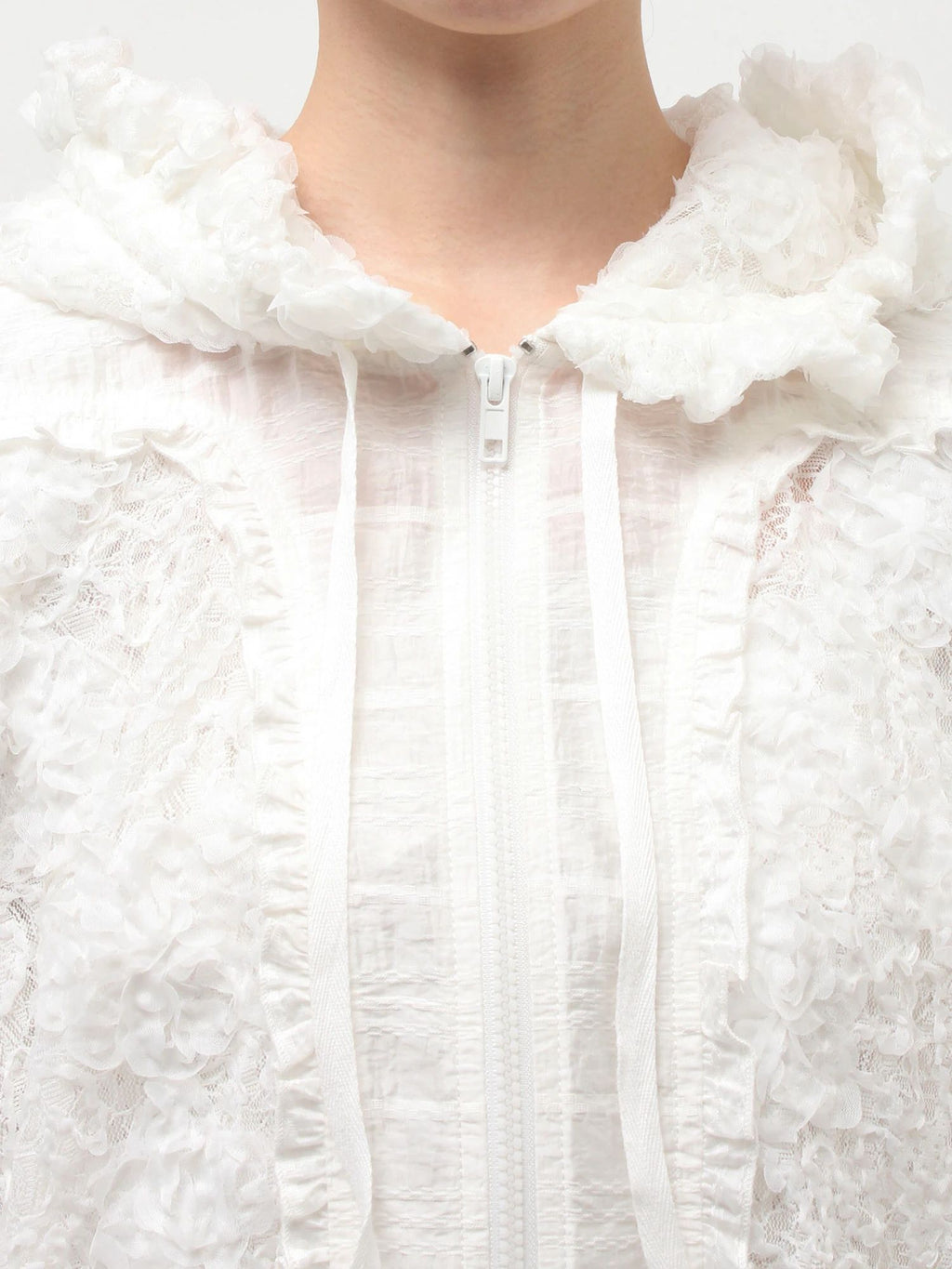 merry jenny｜Lace Hood Blouson