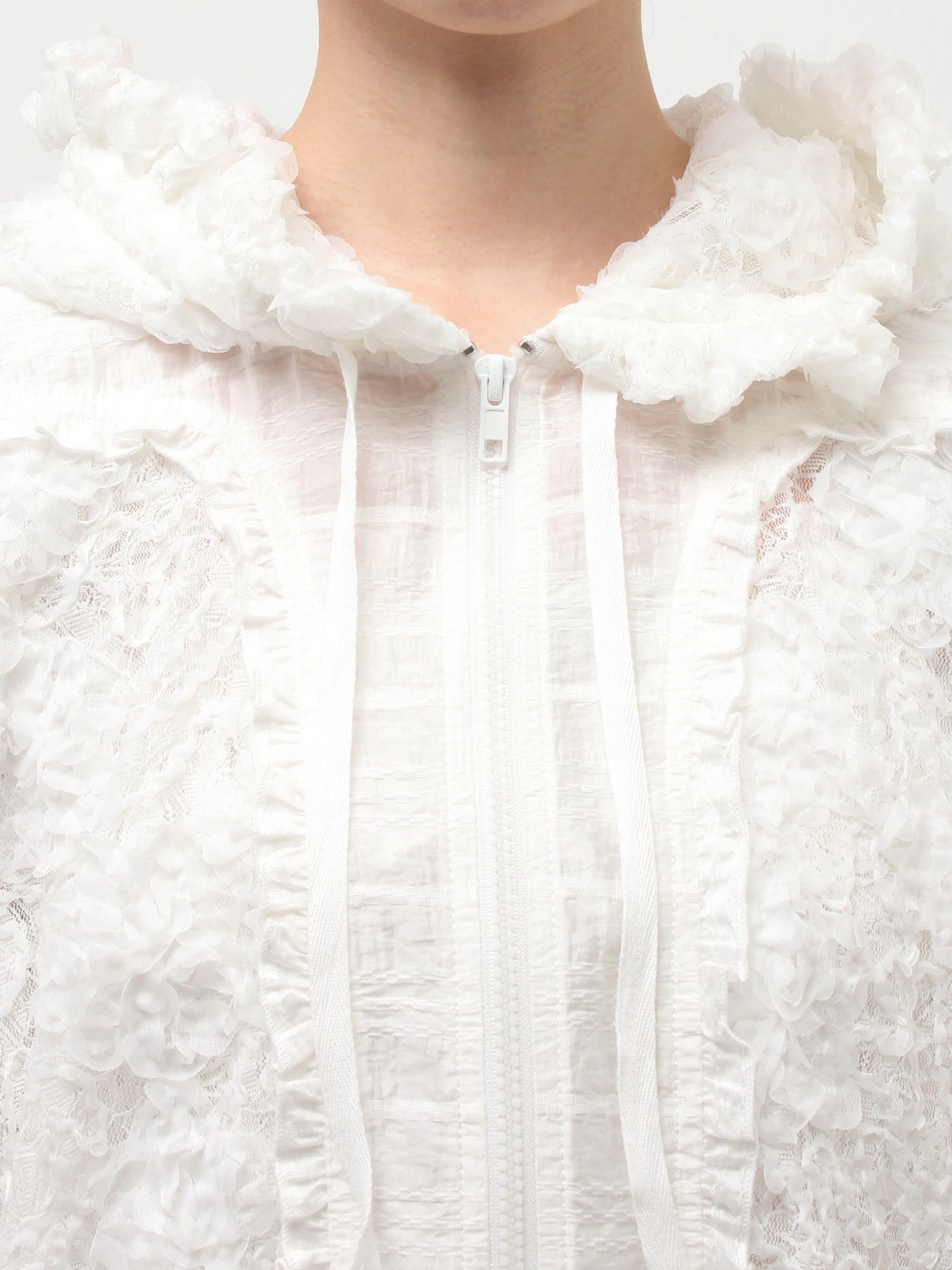 merry jenny｜Lace Hood Blouson