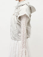 merry jenny｜Frill Nylon Jacket
