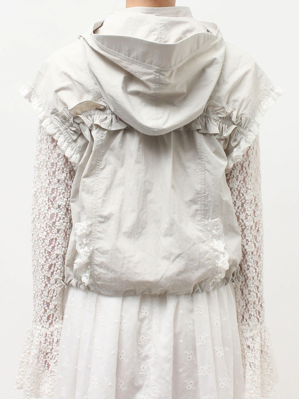 merry jenny｜Frill Nylon Jacket