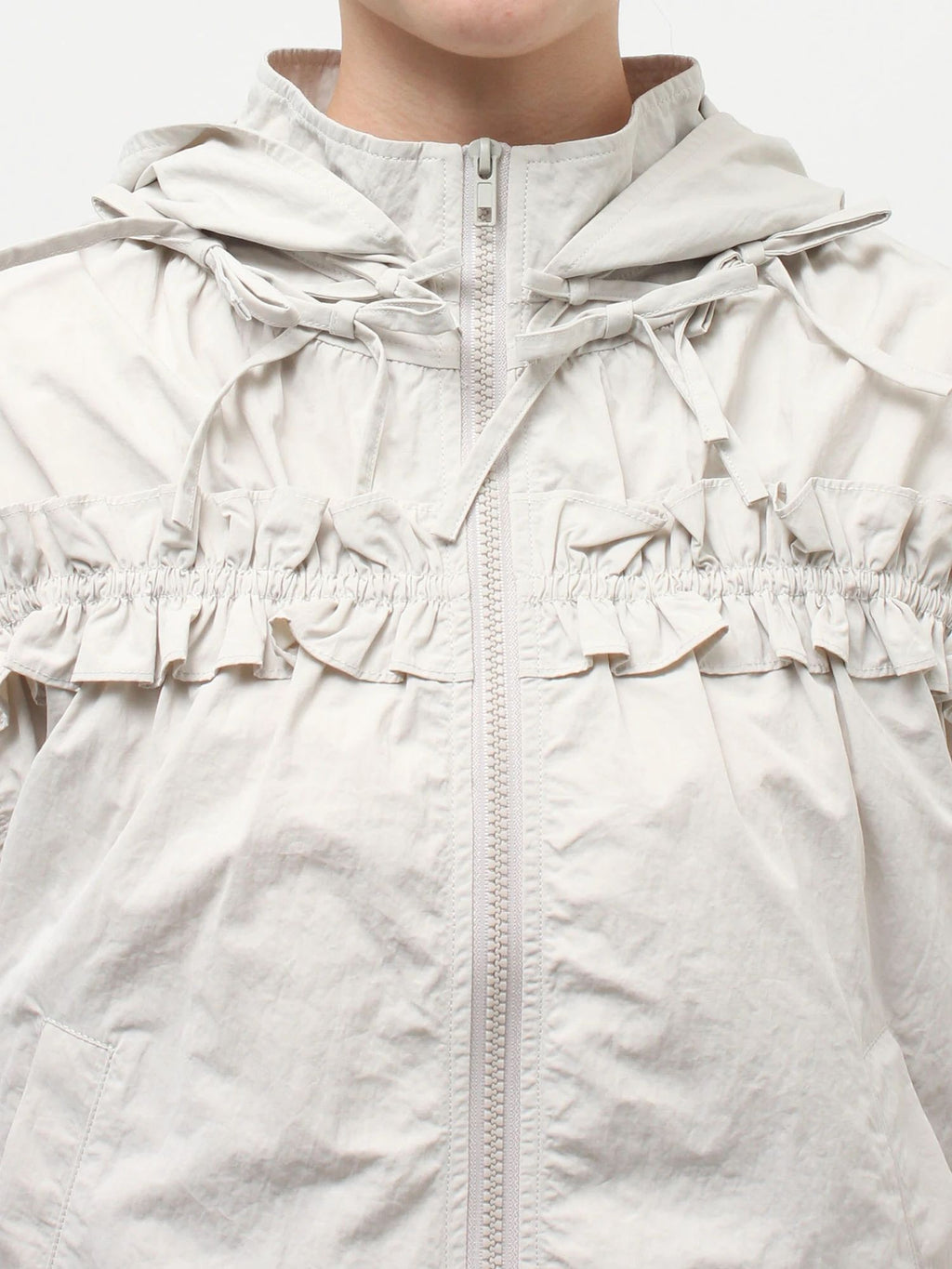 merry jenny｜Frill Nylon Jacket