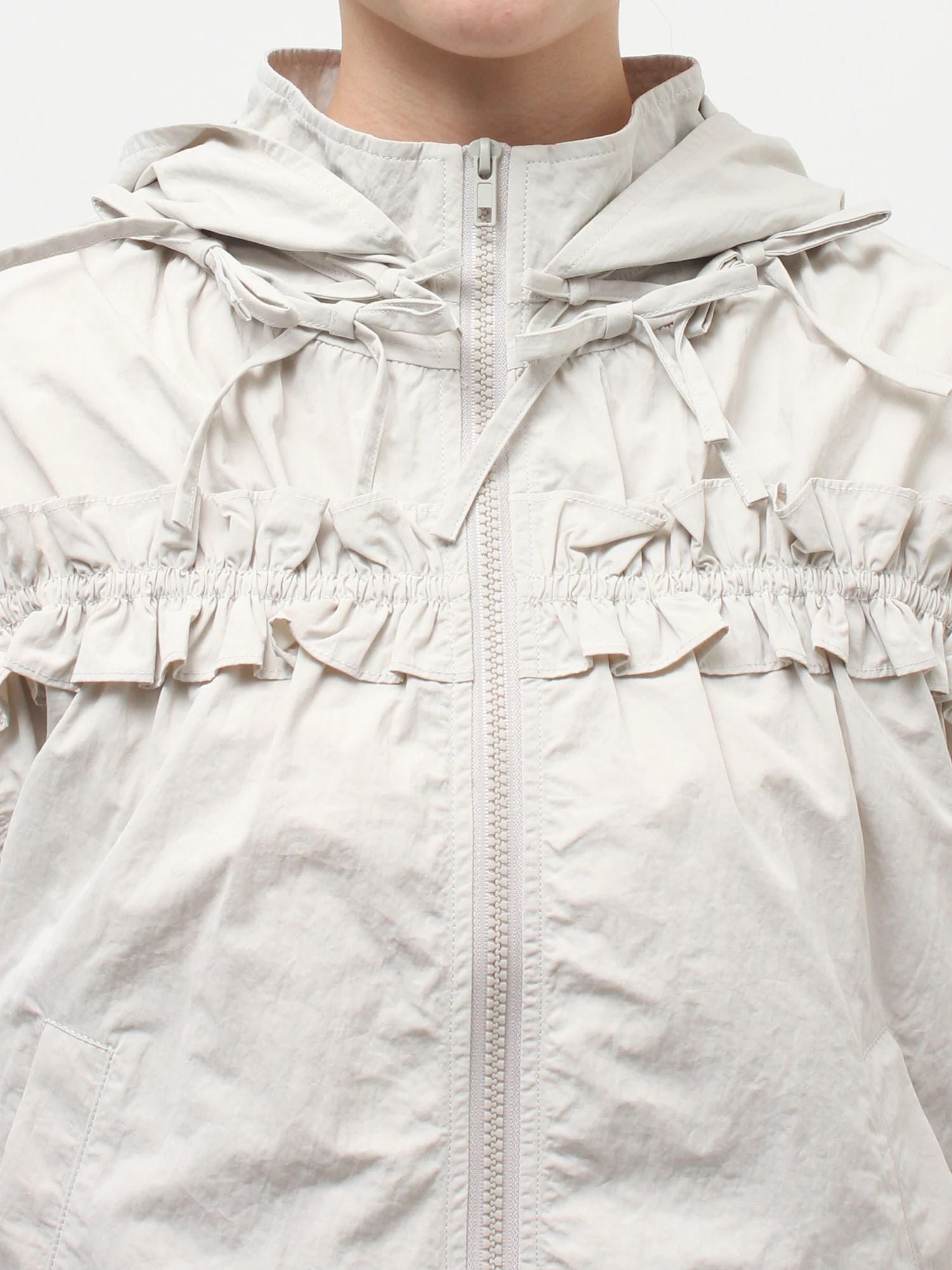 merry jenny｜Frill Nylon Jacket