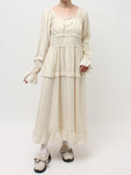 merry jenny｜Petit Flower Ribbon Dress