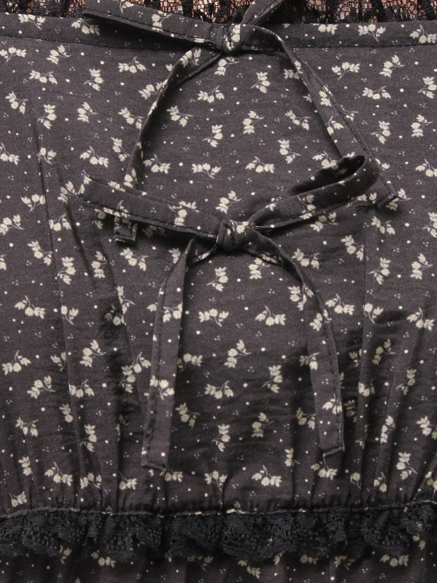 merry jenny｜Petit Flower Ribbon Dress
