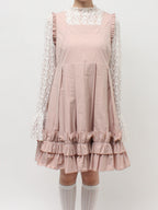 merry jenny｜Tuck Frill Mini Dress