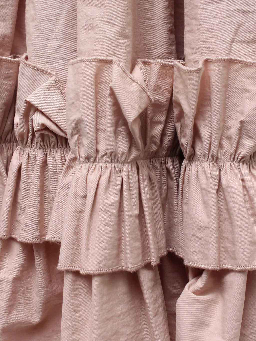 merry jenny｜Tuck Frill Mini Dress