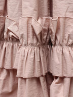 merry jenny｜Tuck Frill Mini Dress