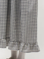 merry jenny｜Check Frill Collar Dress