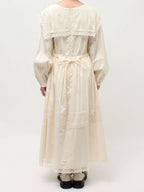 merry jenny｜Airy Lace Collar Dress