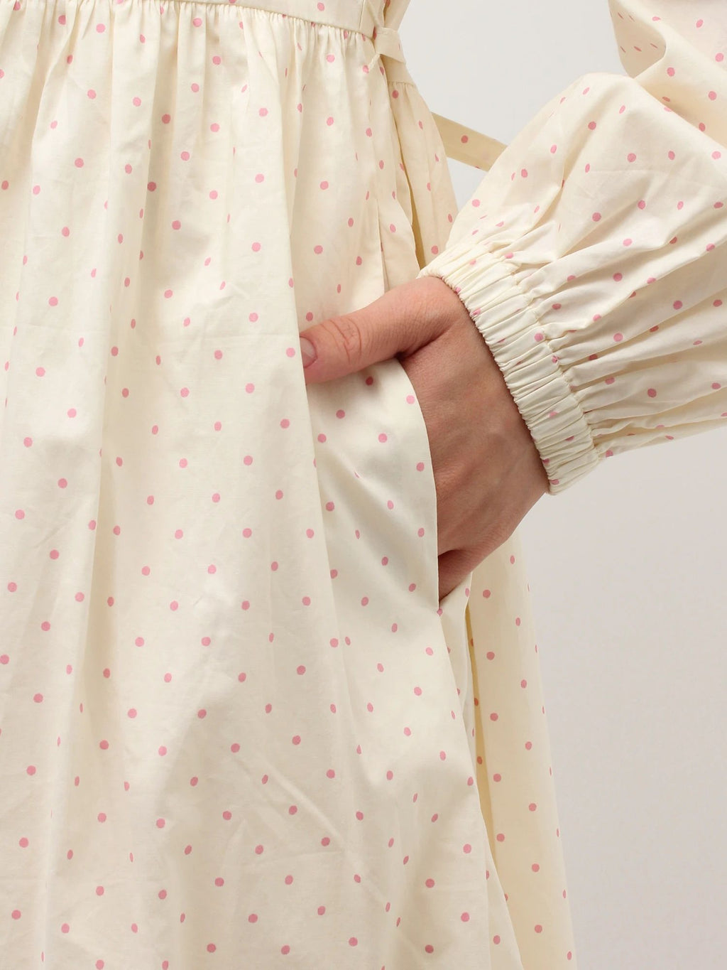 merry jenny｜Airy Lace Collar Dress