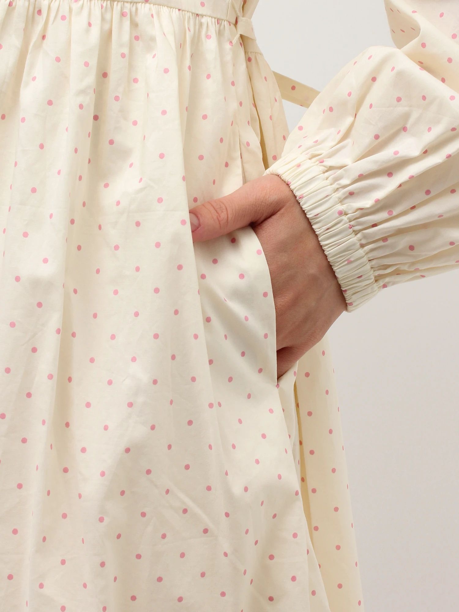 merry jenny｜Airy Lace Collar Dress