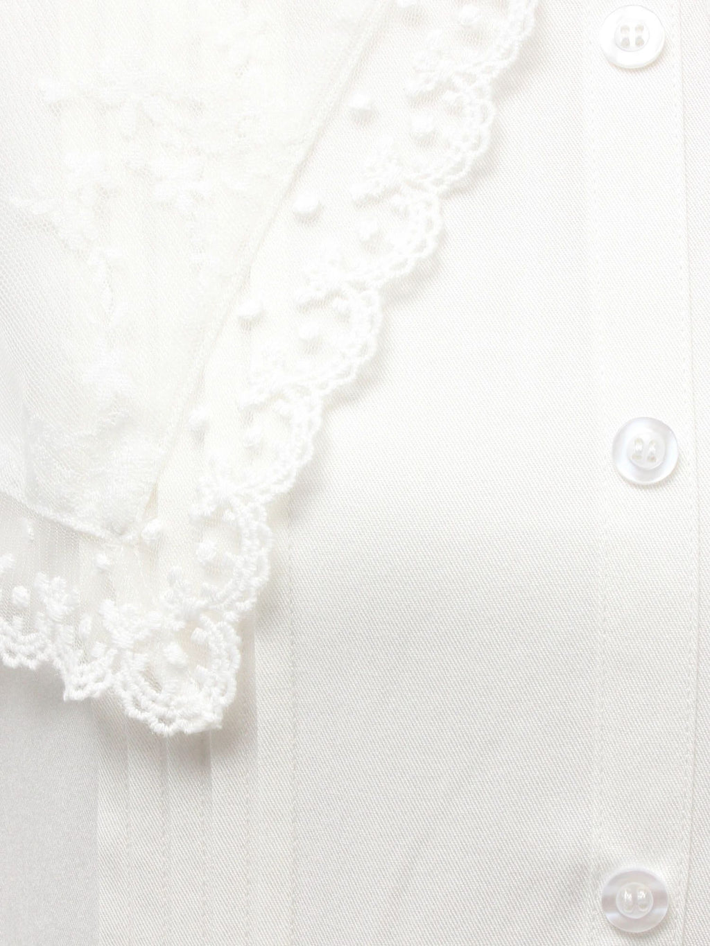 merry jenny｜Airy Lace Collar Dress