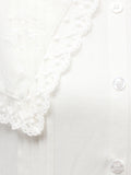 merry jenny｜Airy Lace Collar Dress
