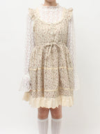 merry jenny｜Petit Flower Flare Mini Dress