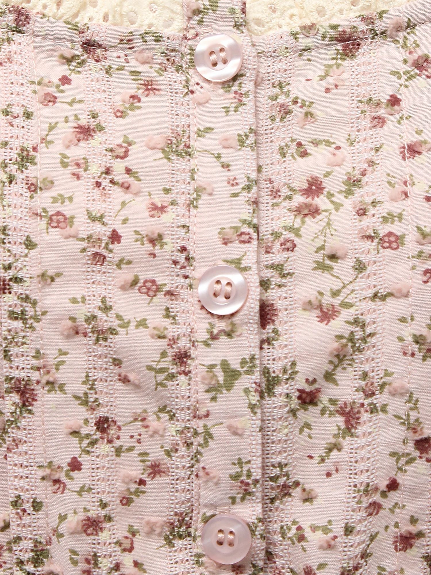 merry jenny｜Petit Flower Flare Mini Dress