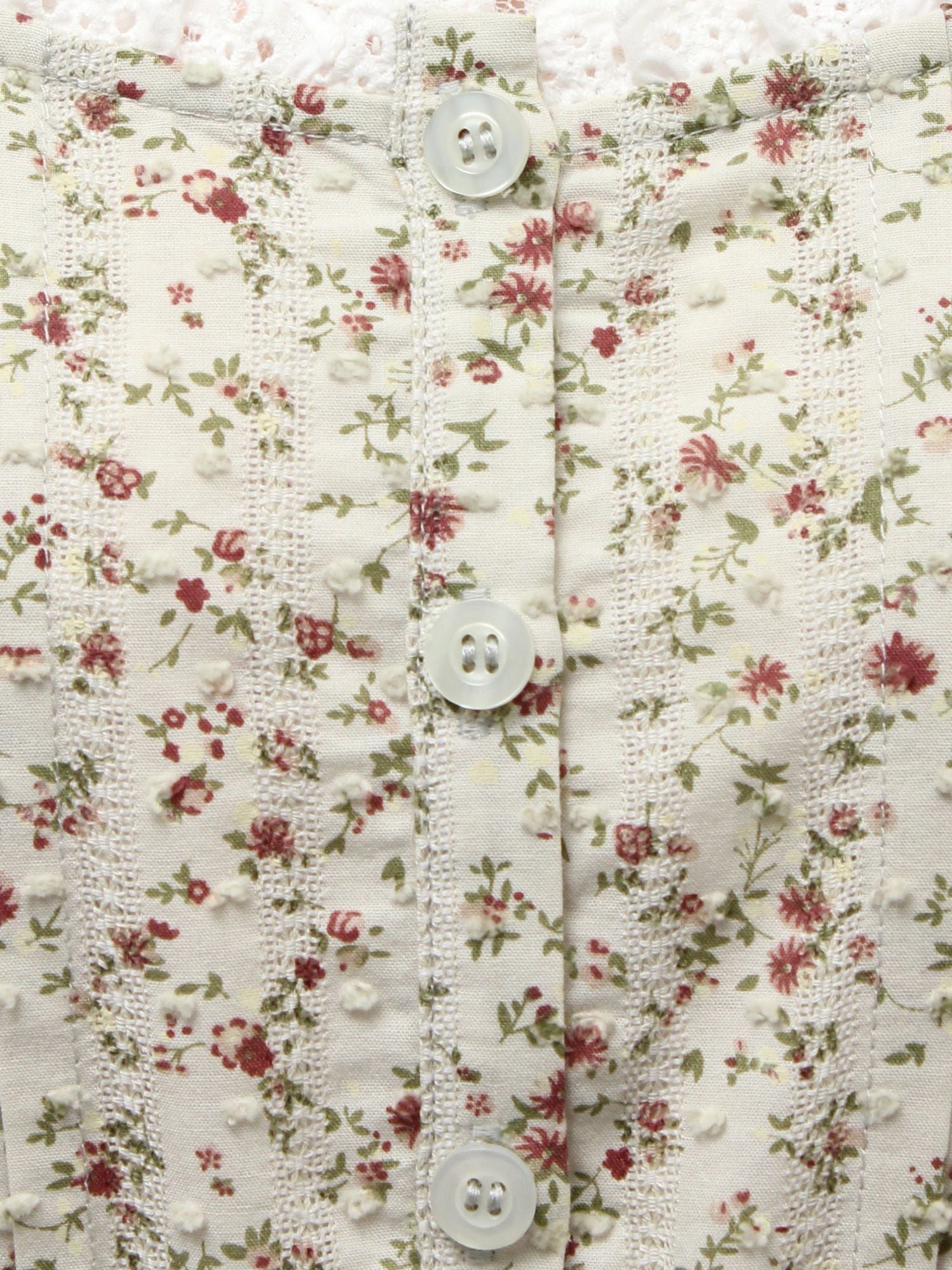merry jenny｜Petit Flower Flare Mini Dress
