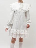 merry jenny｜ Frill polo mini dress