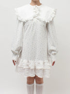 merry jenny｜ Frill polo mini dress