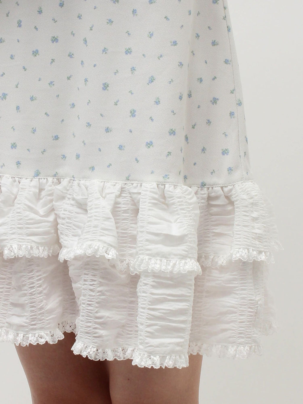 merry jenny｜ Frill polo mini dress