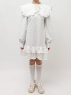 merry jenny｜ Frill polo mini dress