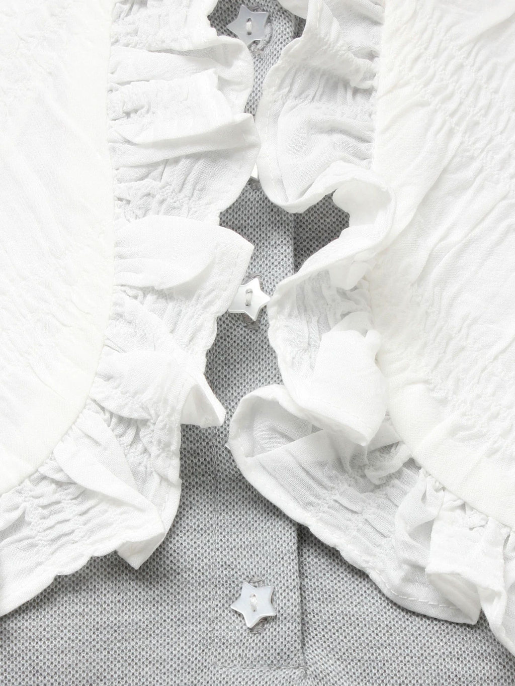 merry jenny｜ Frill polo mini dress