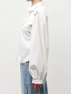 merry jenny｜Double Ribbon Blouse