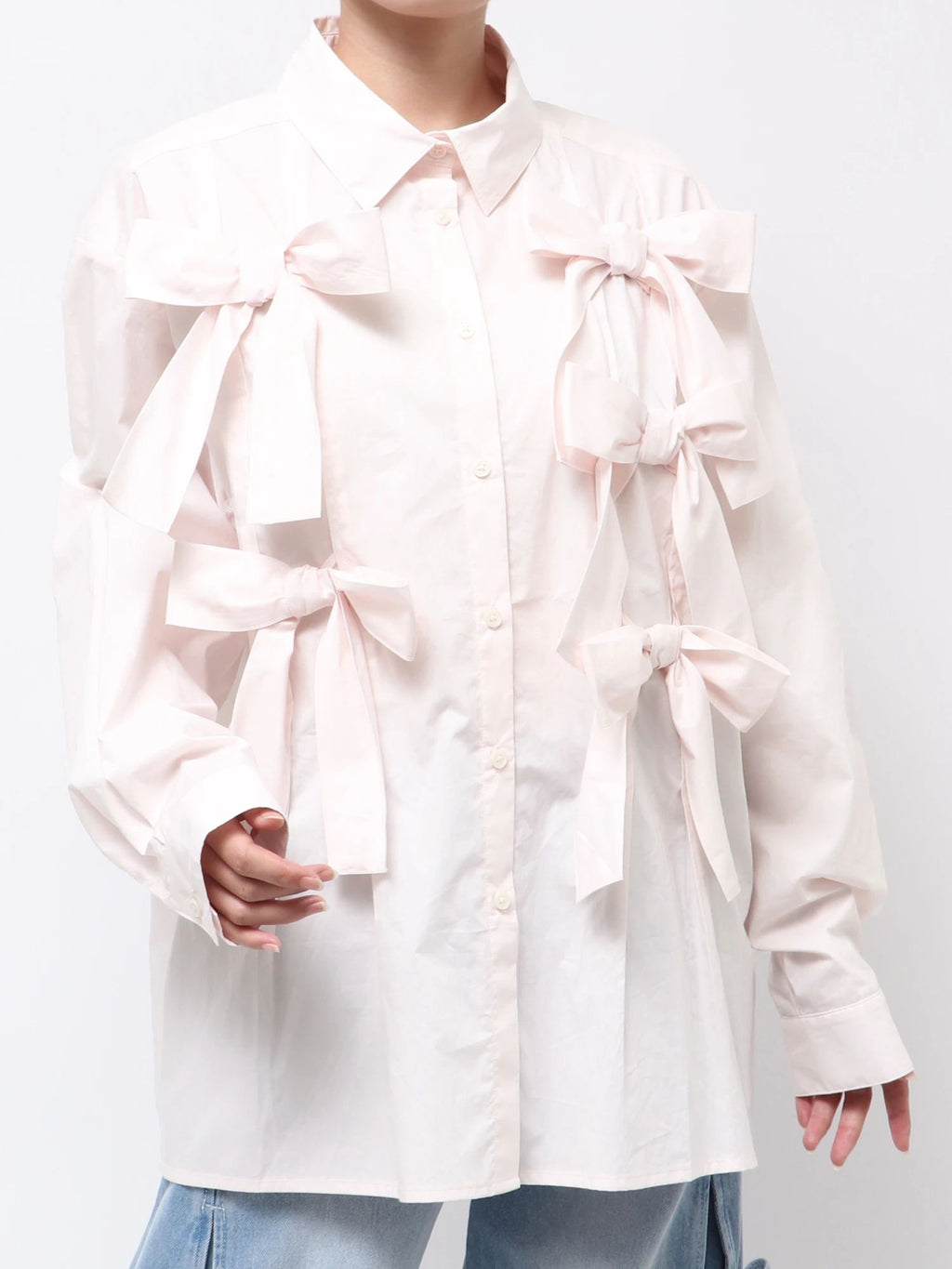 merry jenny｜Bon Bon Ribbon Shirt