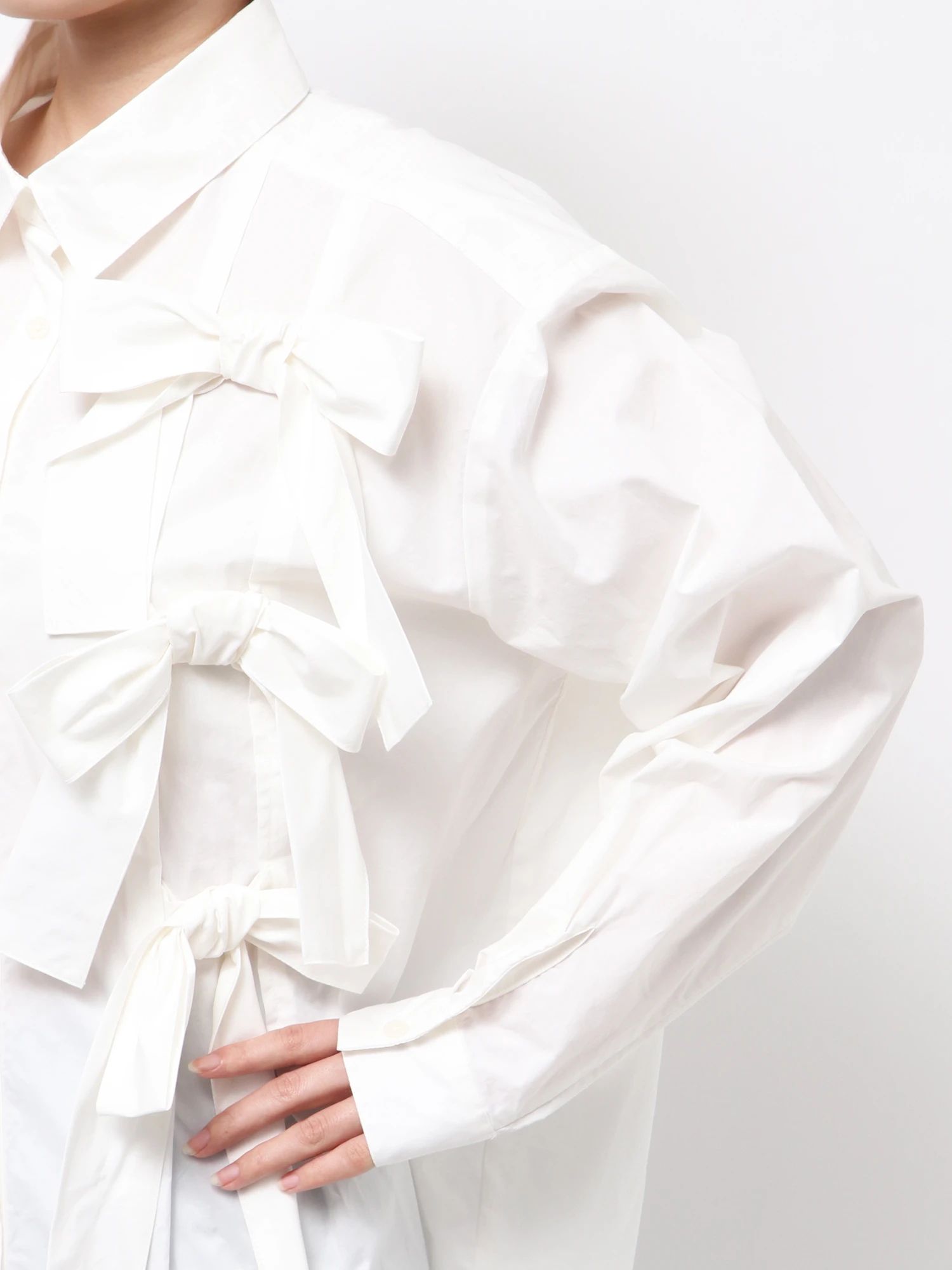 merry jenny｜Bon Bon Ribbon Shirt