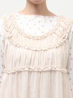 merry jenny｜ Sheer Gathered Tunic