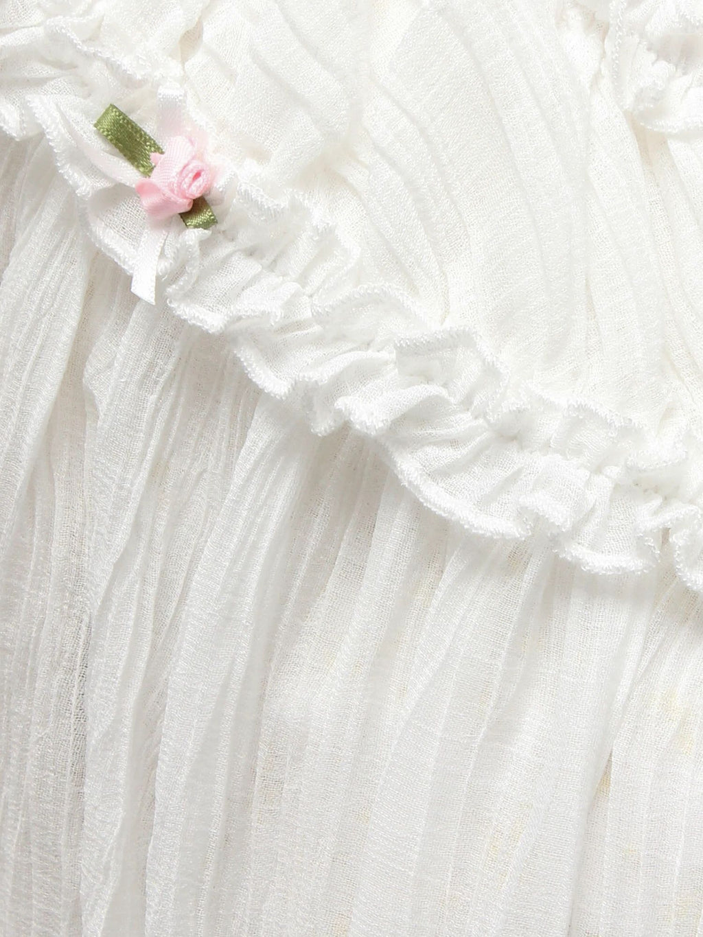 merry jenny｜ Sheer Gathered Tunic