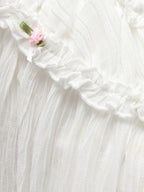 merry jenny｜ Sheer Gathered Tunic
