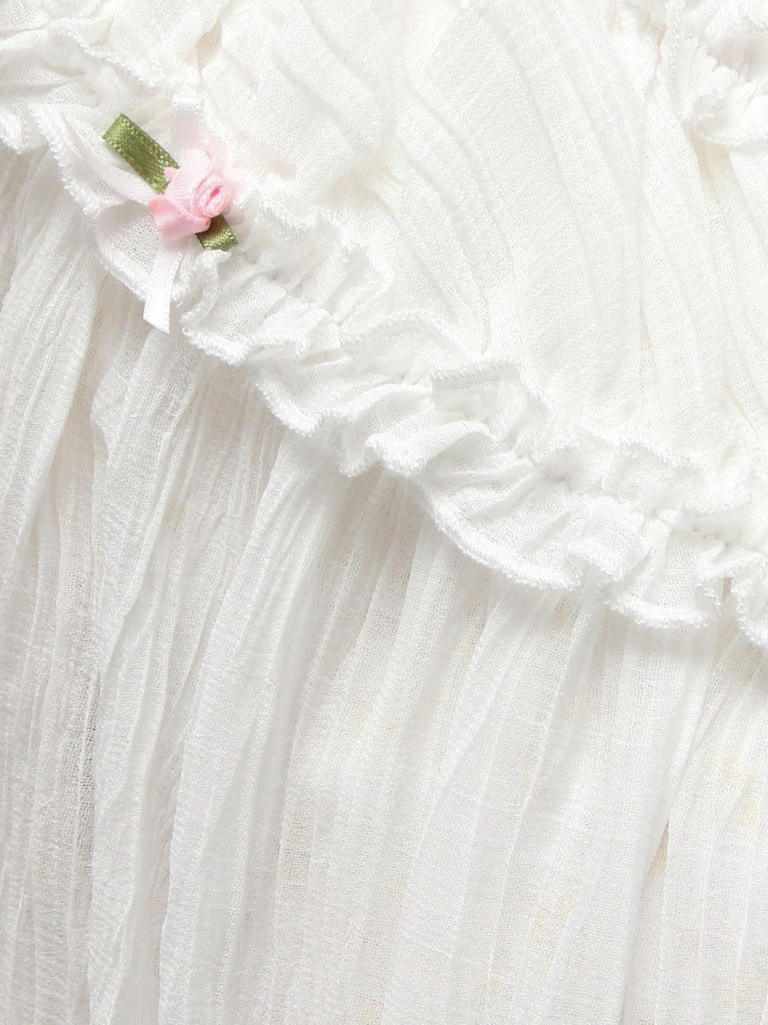 merry jenny｜ Sheer Gathered Tunic