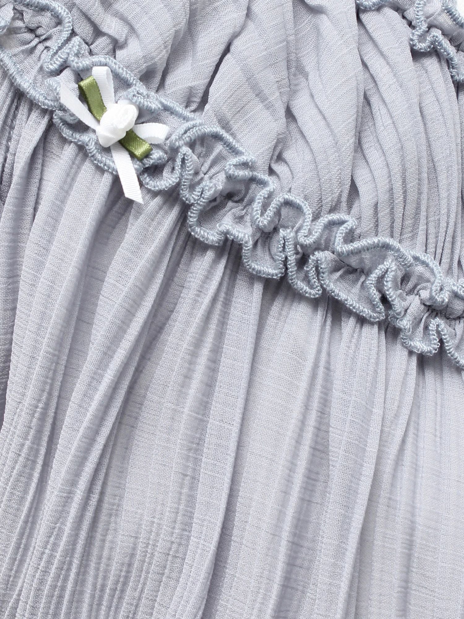 merry jenny｜ Sheer Gathered Tunic
