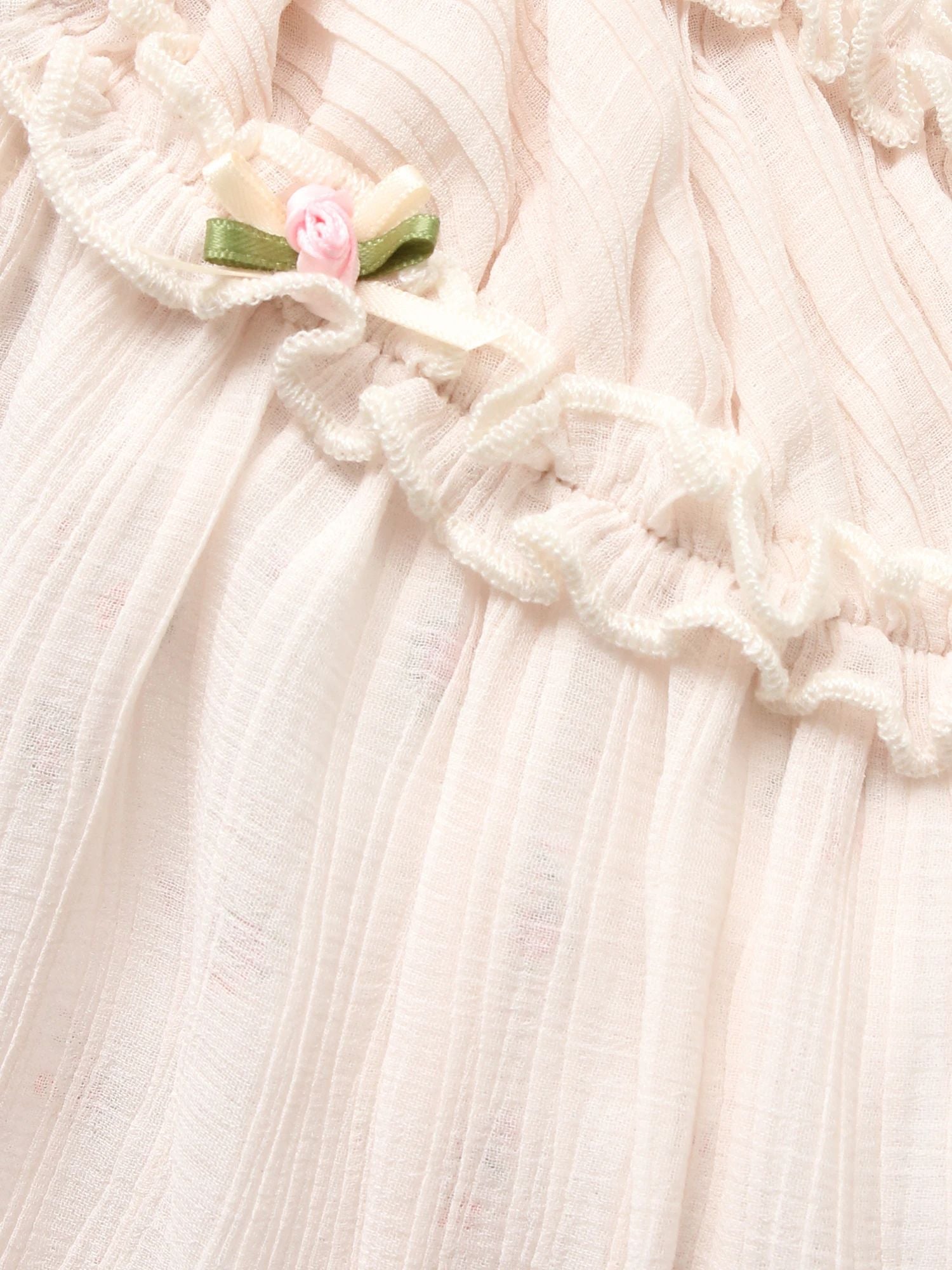 merry jenny｜ Sheer Gathered Tunic