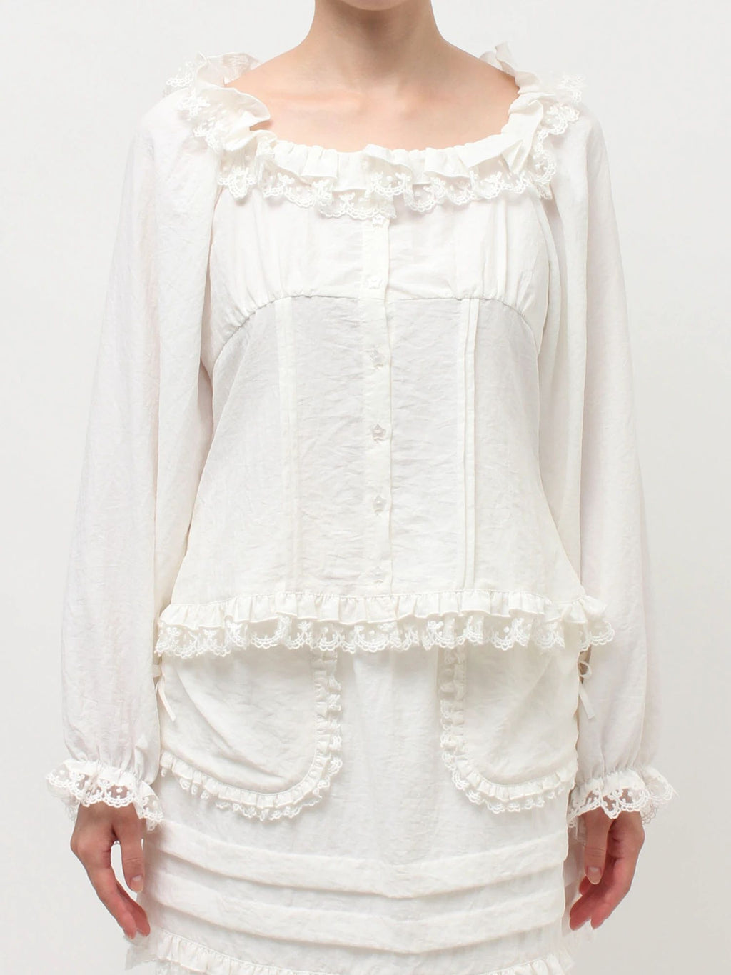 merry jenny｜Sugar Square Blouse