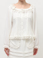 merry jenny｜Sugar Square Blouse