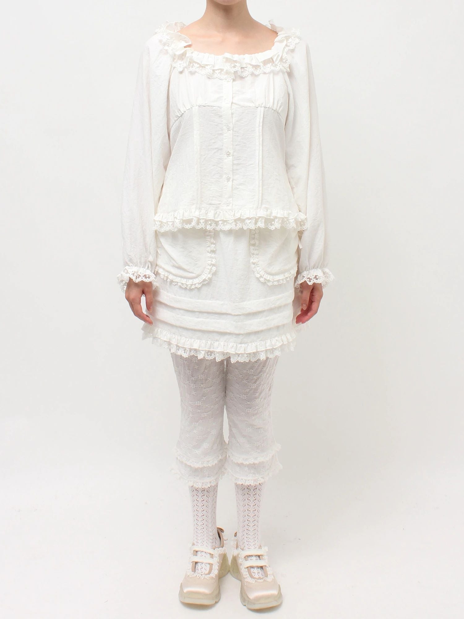 merry jenny｜Sugar Square Blouse