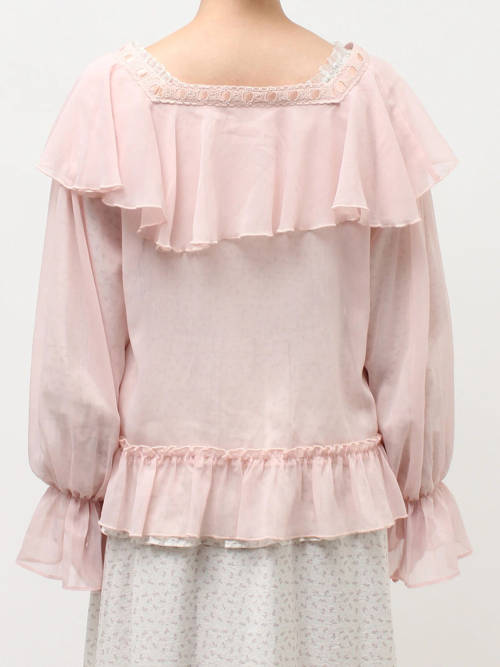 merry jenny｜Sheer Frill Bolero