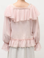 merry jenny｜Sheer Frill Bolero