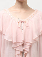 merry jenny｜Sheer Frill Bolero