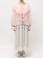 merry jenny｜Sheer Frill Bolero