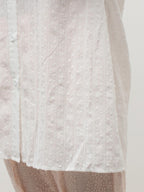 merry jenny｜Dot Lace Frill Collar Blouse
