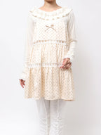 merry jenny｜Dot Babydoll Dress